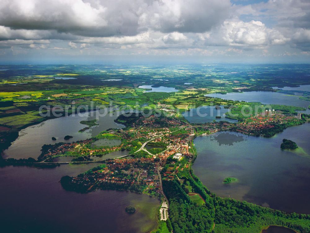 Plön from the bird's eye view: Plön is the county seat of the district Plön in Schleswig-Holstein