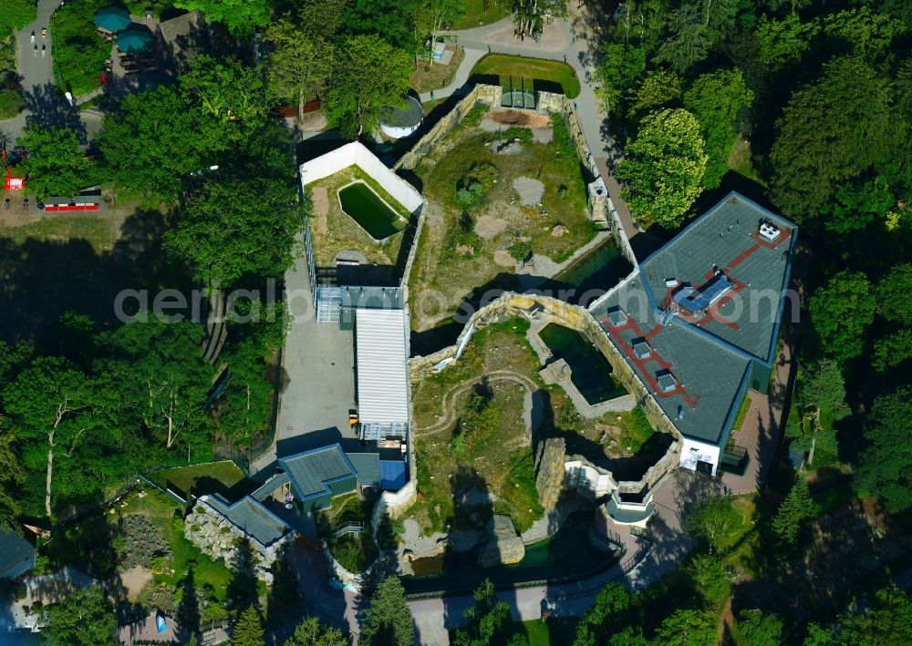 Aerial image Rostock - New Polarium of the Zoo Rostock in Rostock in the state of Mecklenburg - Vorpommern, Germany