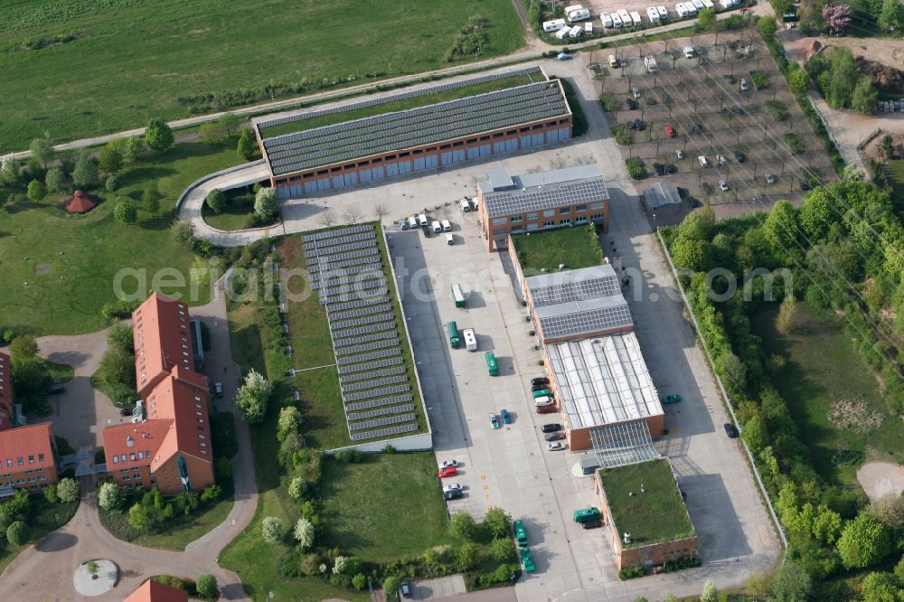 Aerial photograph Mainz - Grounds of the Police Sports Club at the Dekan Laist Street in Mainz in Rhineland-Palatine