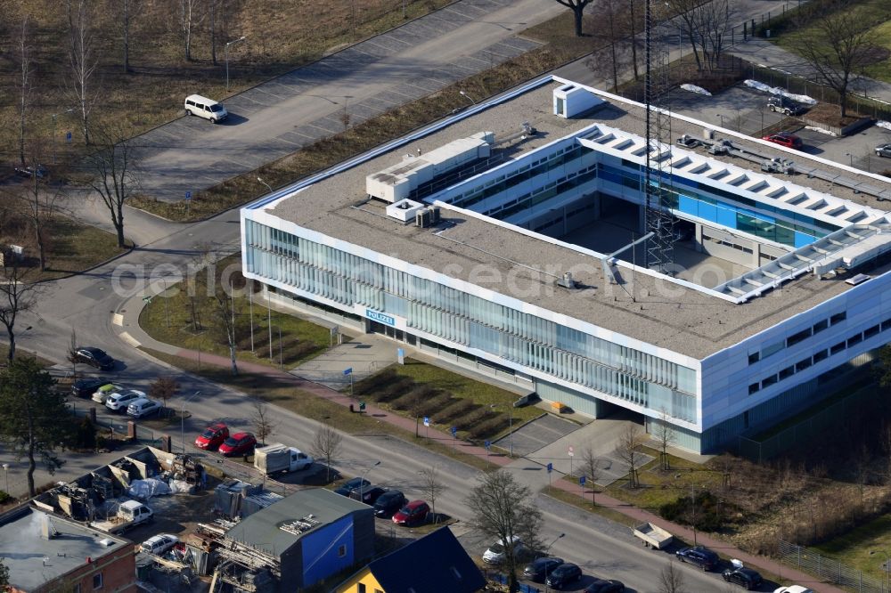 Aerial photograph Bernau - The new police station at the Gottlieb-Daimler-Straße in Bernau