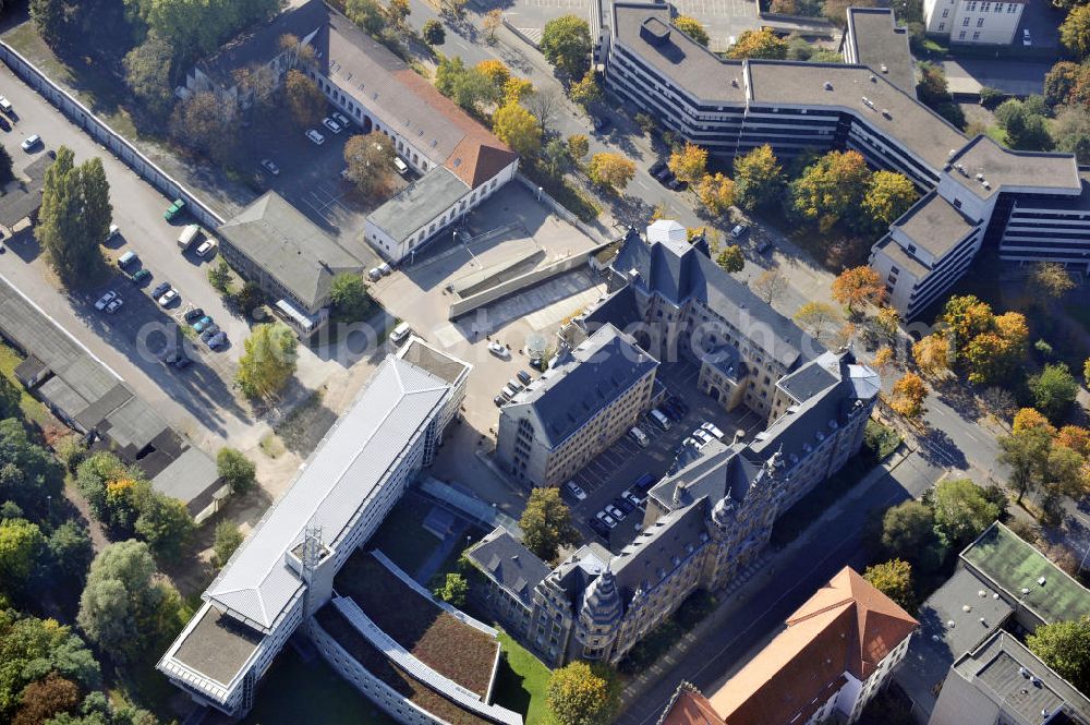 Hannover from above - Die Polizeidirektion in der Waterloostraße 9 in Hannover. The police administration in the Waterloostraße 9 in Hannover.