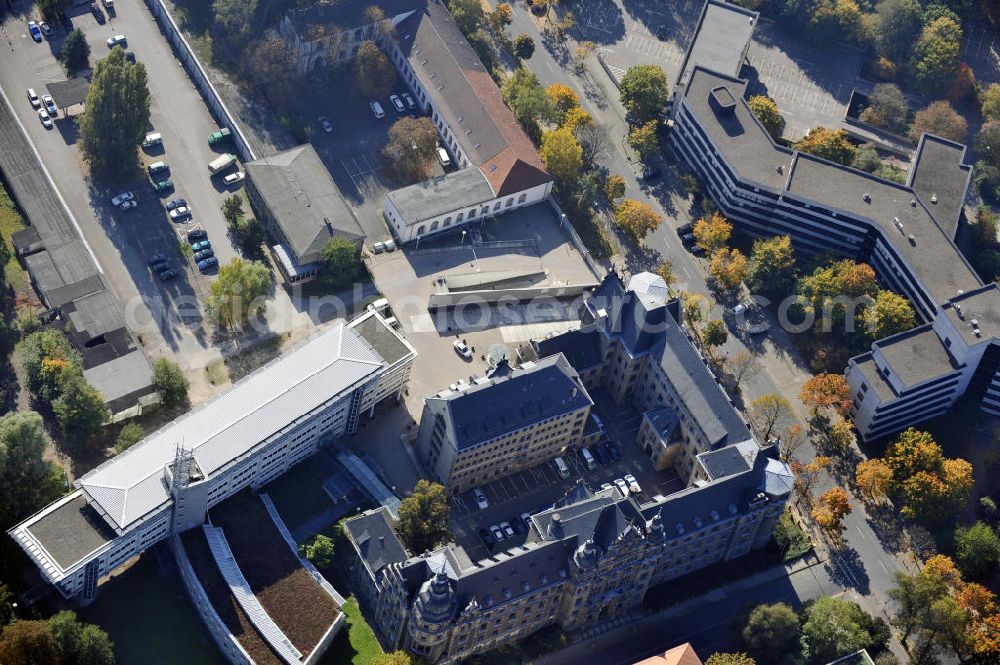 Hannover from the bird's eye view: Die Polizeidirektion in der Waterloostraße 9 in Hannover. The police administration in the Waterloostraße 9 in Hannover.