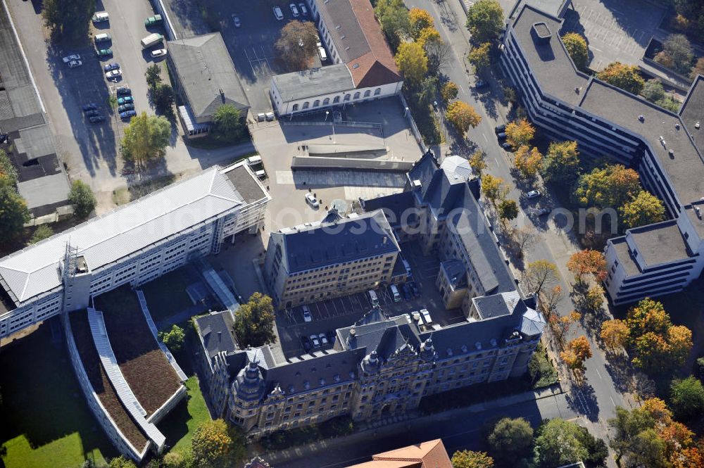 Aerial image Hannover - Die Polizeidirektion in der Waterloostraße 9 in Hannover. The police administration in the Waterloostraße 9 in Hannover.