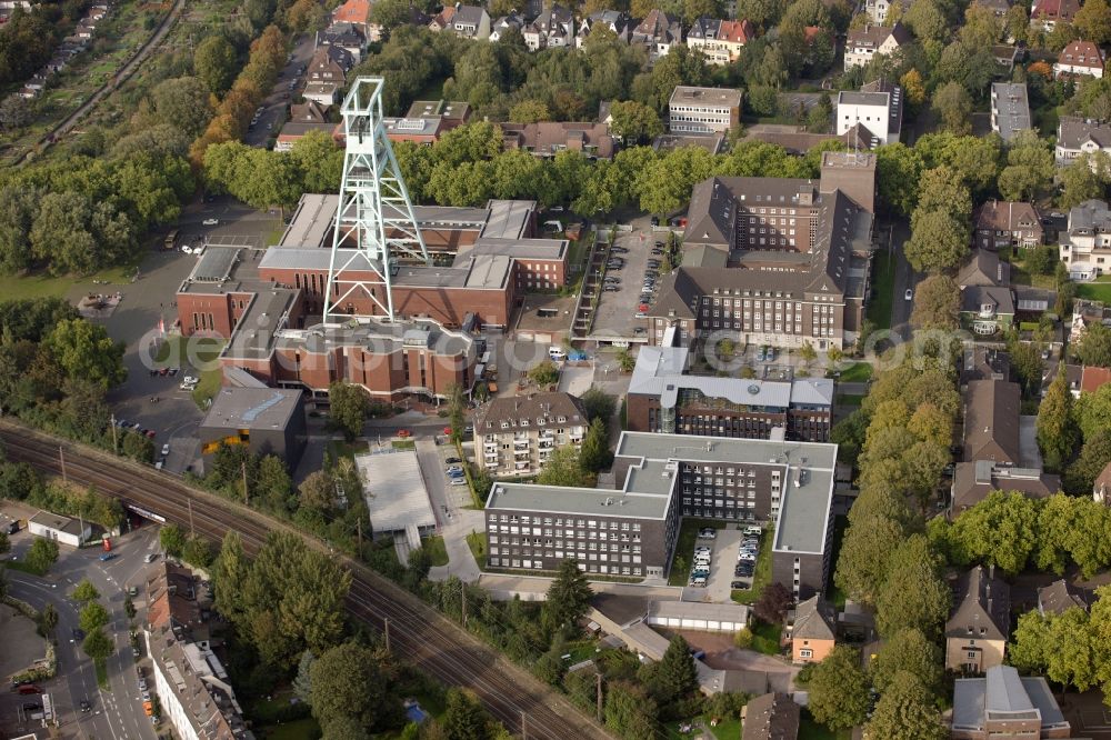 Aerial image Bochum - View of the police headquarters in Bochum in the state North Rhine-Westphalia