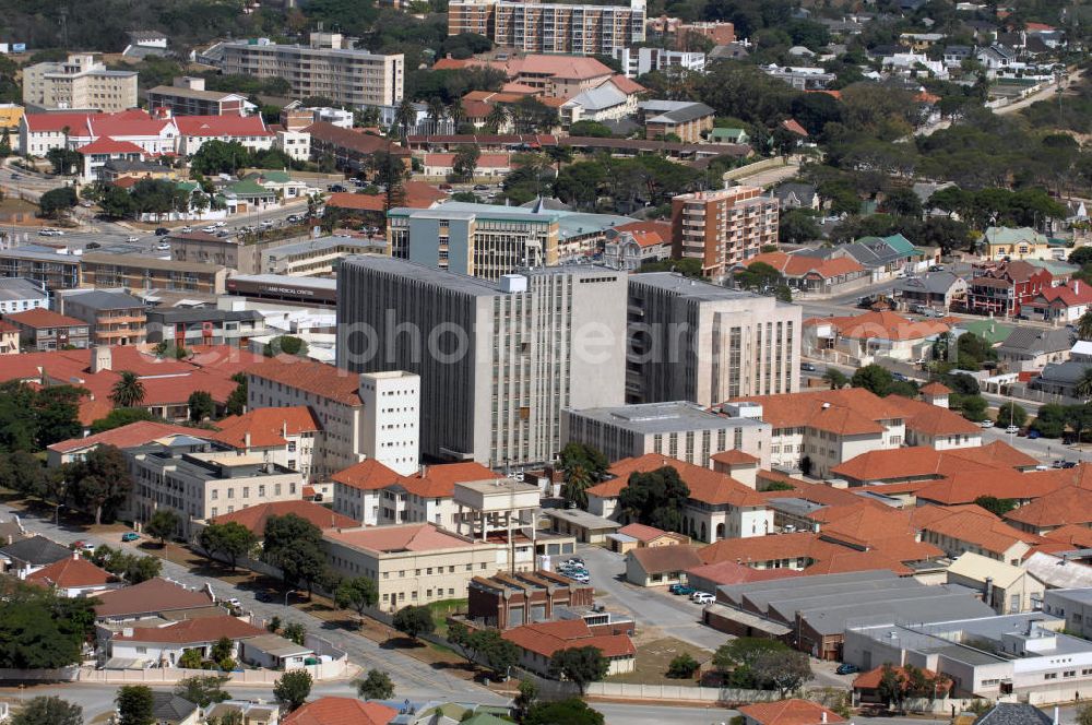 Port Elizabeth from above - View of the Port Elizabeth Provincial Hospital