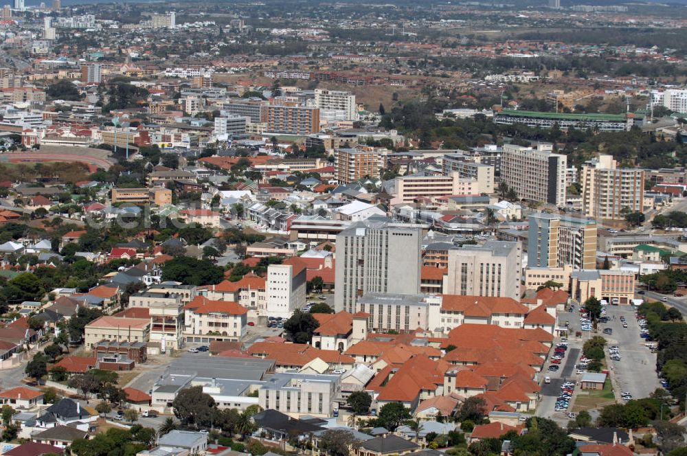 Port Elizabeth from the bird's eye view: View of the Port Elizabeth Provincial Hospital