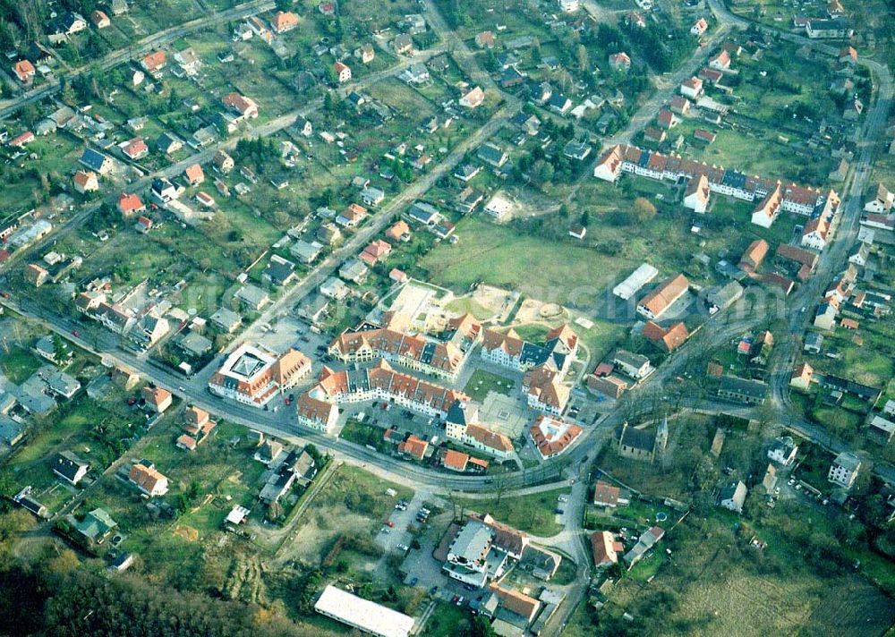 Aerial photograph Eggersdorf - Portsiedlung an der Portstraße in Eggersdorf bei Strausberg.