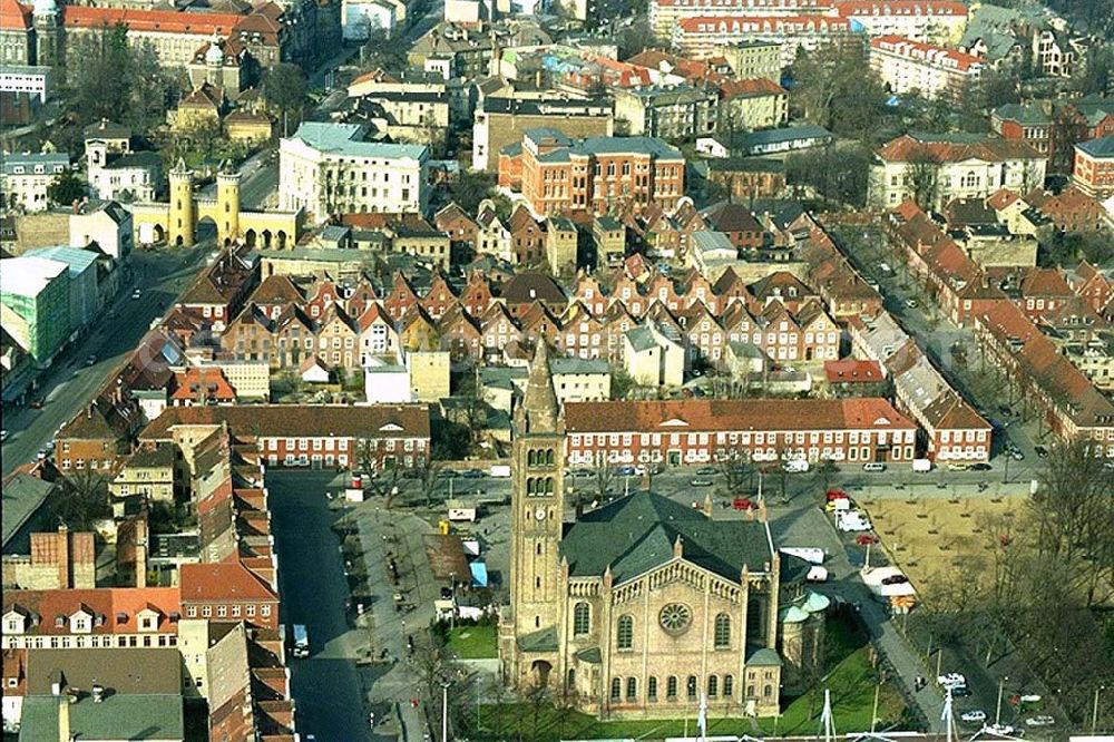 Aerial image Potsdam - Potsdam / Altstadt mit dem Holländerviertel.