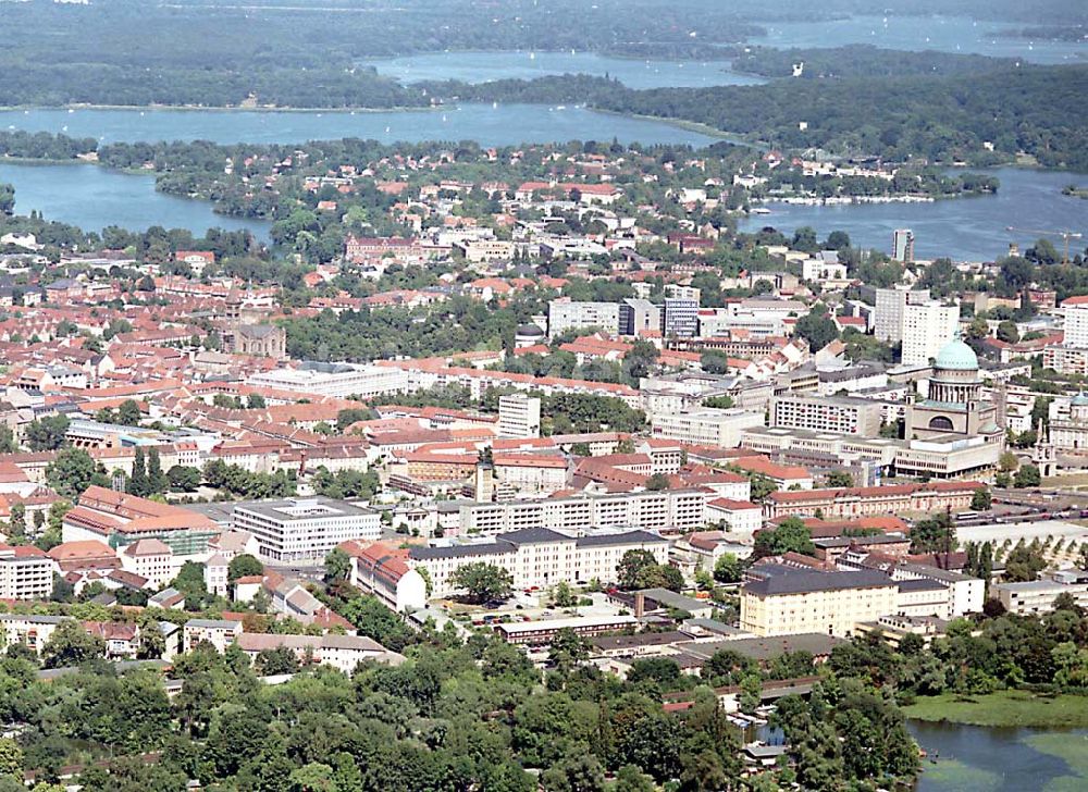 Aerial photograph Potsdam / Brandenburg - Potsdam / Brandenburg Stadtansicht von Potsdam