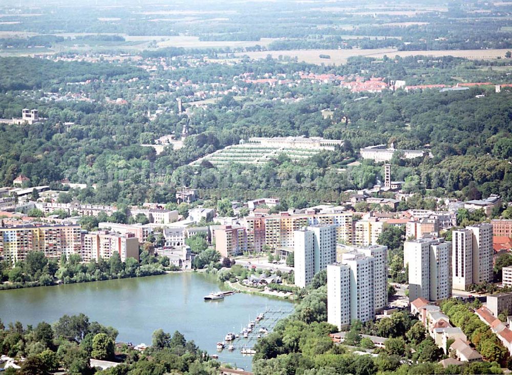 Potsdam / Brandenburg from the bird's eye view: Potsdam / Brandenburg Stadtansicht von Potsdam mit Blick auf den Sanssouci-Park