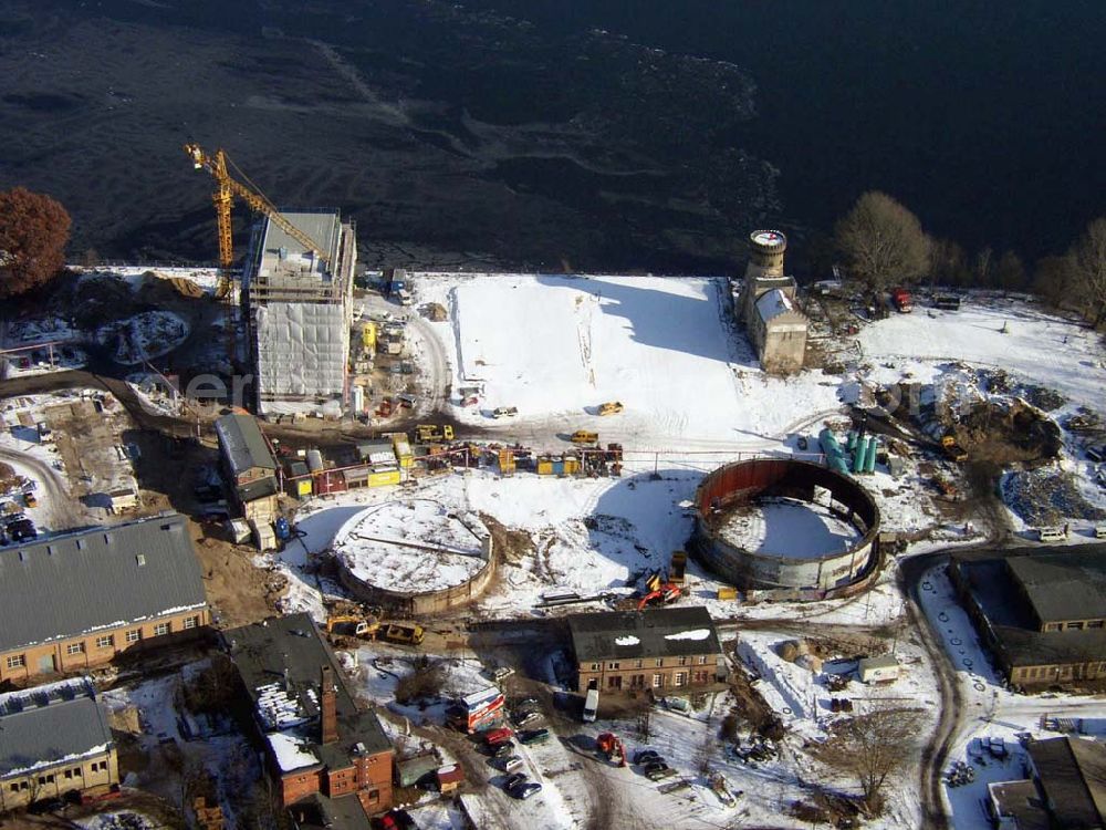 Potsdam/Brandenburg from above - Umbau des Geländes am Alten Gaswerk in Potsdam Pilot: Grahn