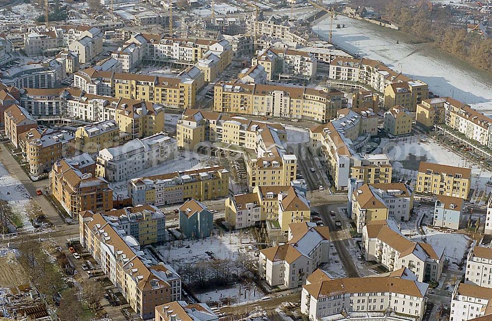 Berlin from the bird's eye view: 22.11.1995 Potsdam, Wohnsiedlung am Kirchsteigfeld (Winter)