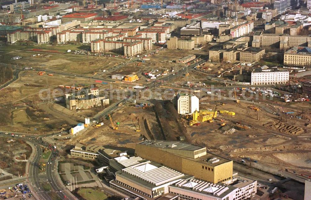 Berlin from above - 12.02.95 Potsdamer Platz