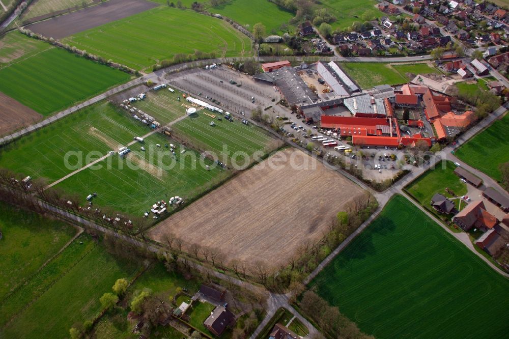 Haltern am See from above - View of the Prickingshof in Haltern am See in the state of North Rhine-Westphalia