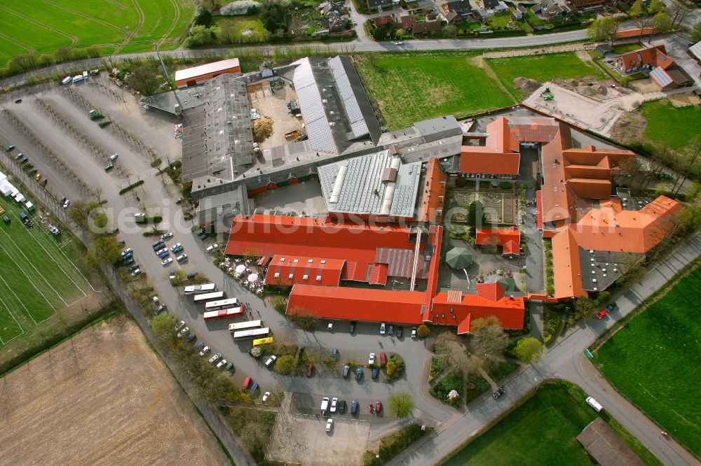 Haltern am See from the bird's eye view: View of the Prickingshof in Haltern am See in the state of North Rhine-Westphalia