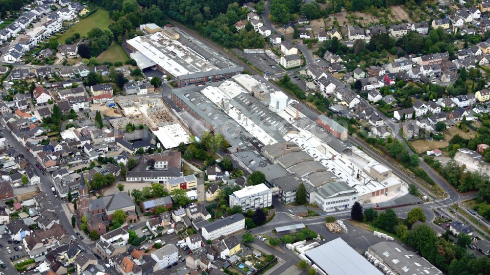 Aerial photograph Alfter - Production building of the company Deutsche Steinzeug Cremer & Breuer AG in Witterschlick in the state North Rhine-Westphalia, Germany