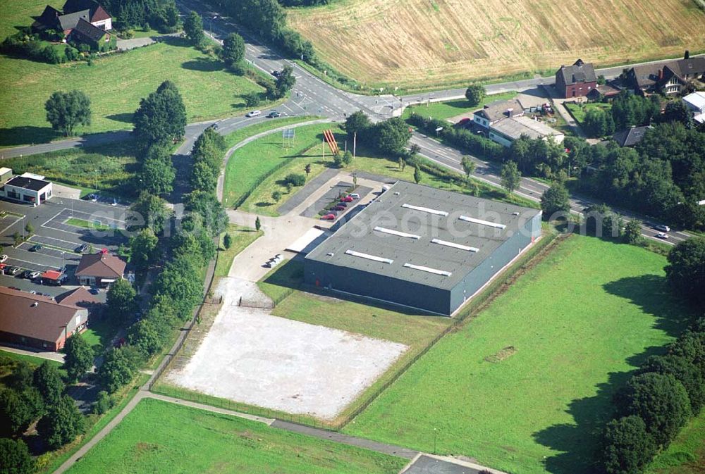 Bergkamen / NRW from above - Produktionshalle der Finnveden Bulten GmbH in Bergkamen.