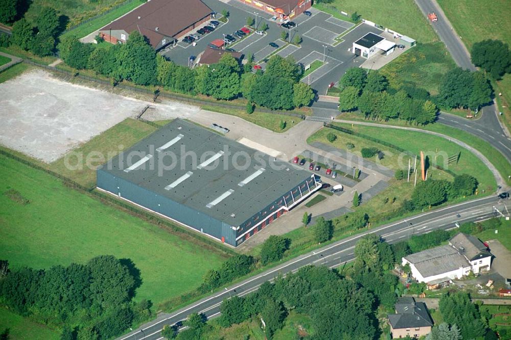 Bergkamen / NRW from above - Produktionshalle der Finnveden Bulten GmbH in Bergkamen.