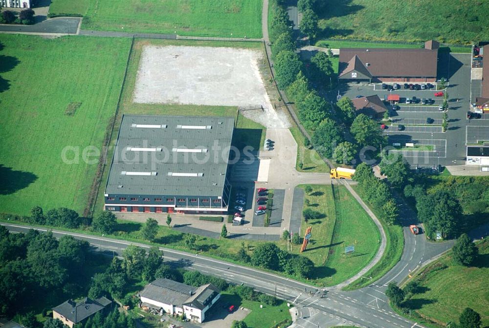 Aerial image Bergkamen / NRW - Produktionshalle der Finnveden Bulten GmbH in Bergkamen.