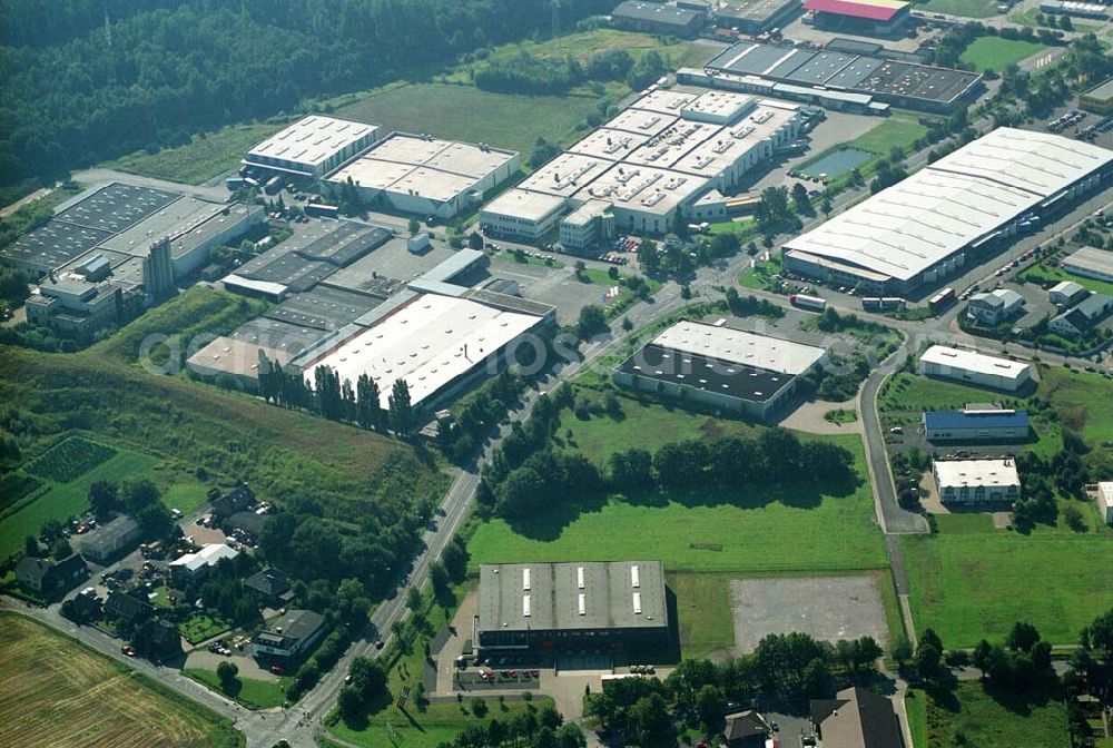 Bergkamen / NRW from above - Produktionshalle der Finnveden Bulten GmbH in Bergkamen.