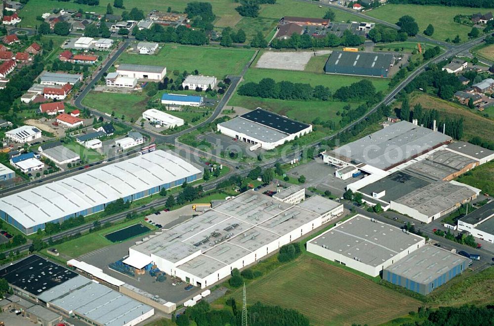 Bergkamen / NRW from above - Produktionshalle der Finnveden Bulten GmbH in Bergkamen.