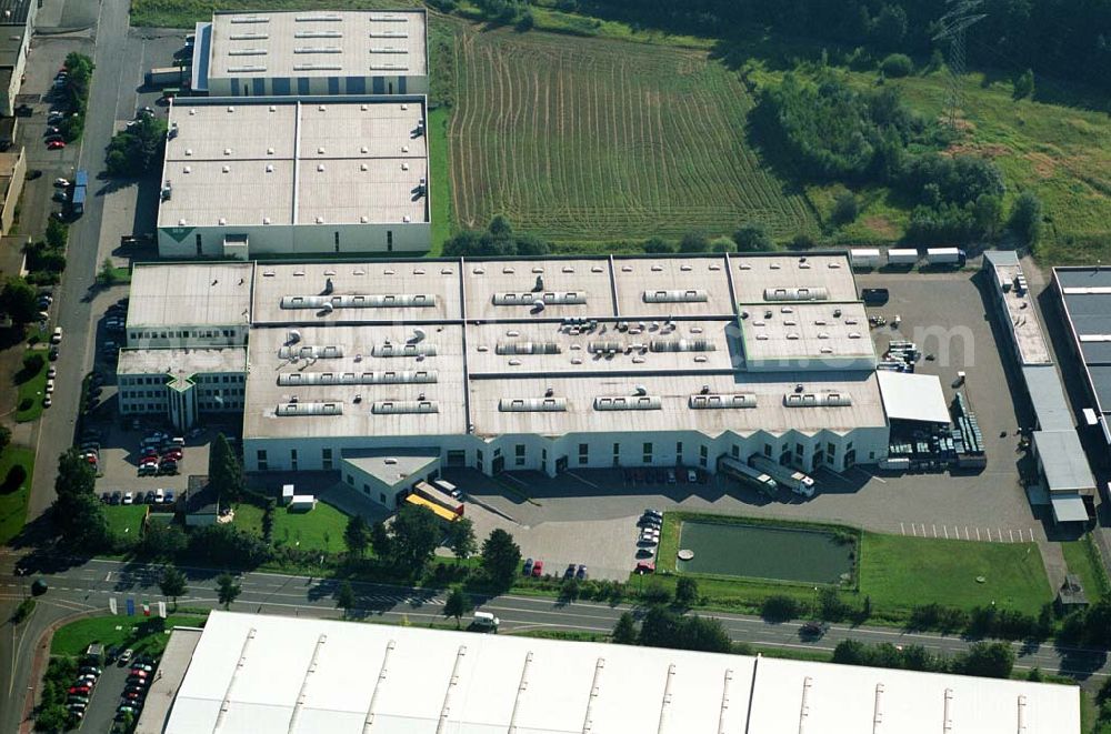 Aerial image Bergkamen / NRW - Produktionshalle der Finnveden Bulten GmbH in Bergkamen.