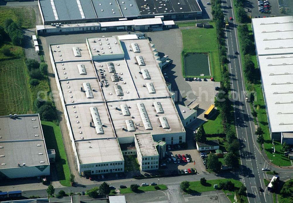 Bergkamen / NRW from above - Produktionshalle der Finnveden Bulten GmbH in Bergkamen.