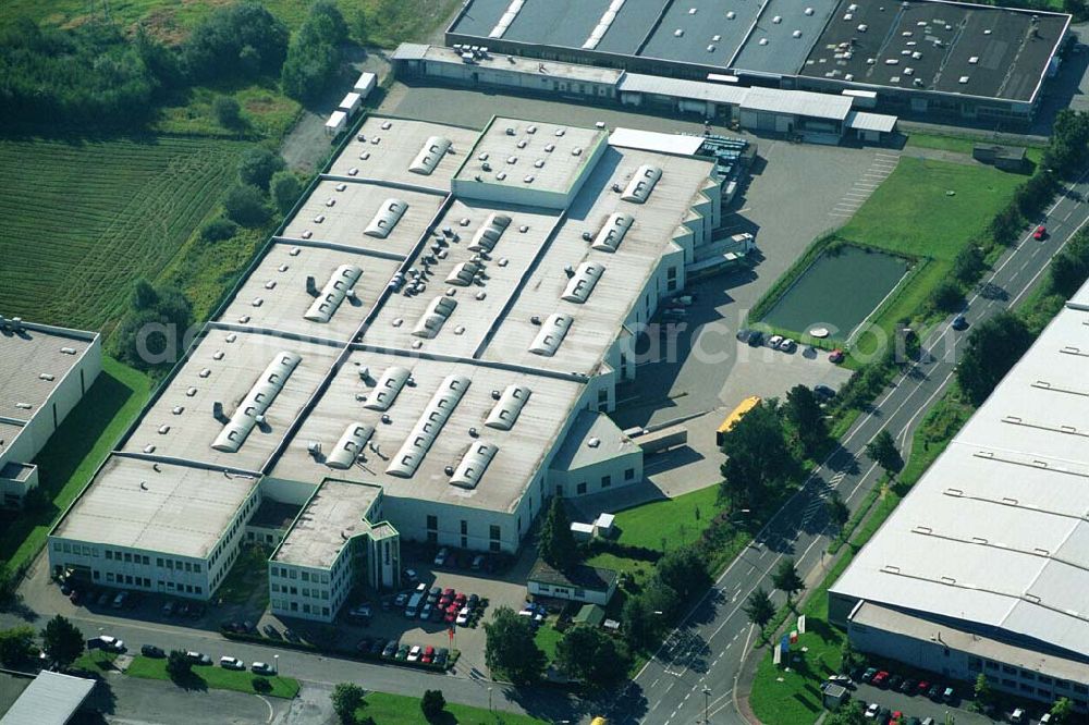 Aerial image Bergkamen / NRW - Produktionshalle der Finnveden Bulten GmbH in Bergkamen.