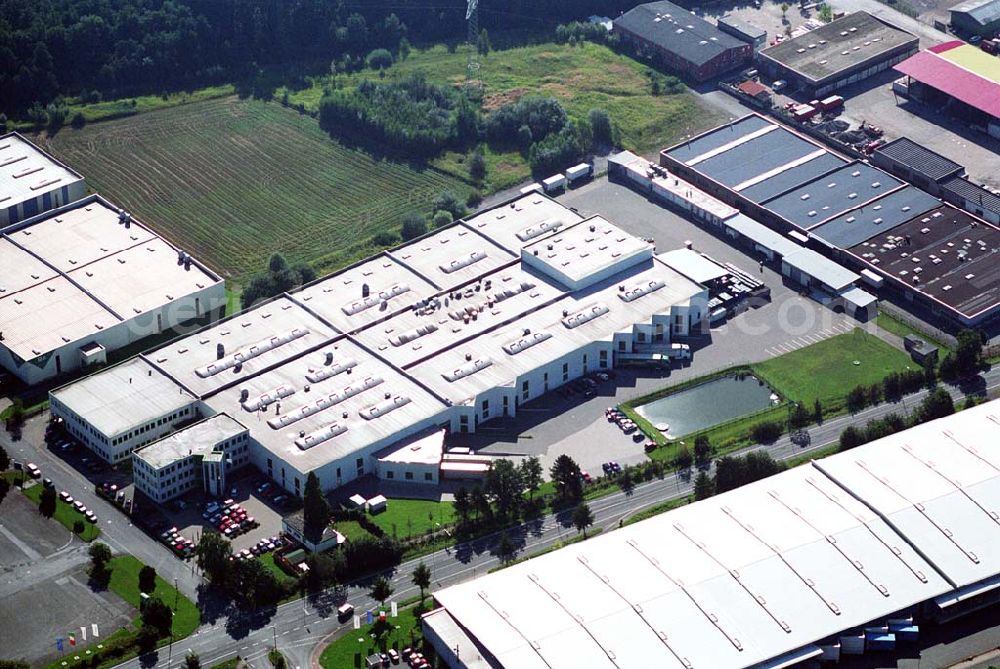 Bergkamen / NRW from above - Produktionshalle der Finnveden Bulten GmbH in Bergkamen.