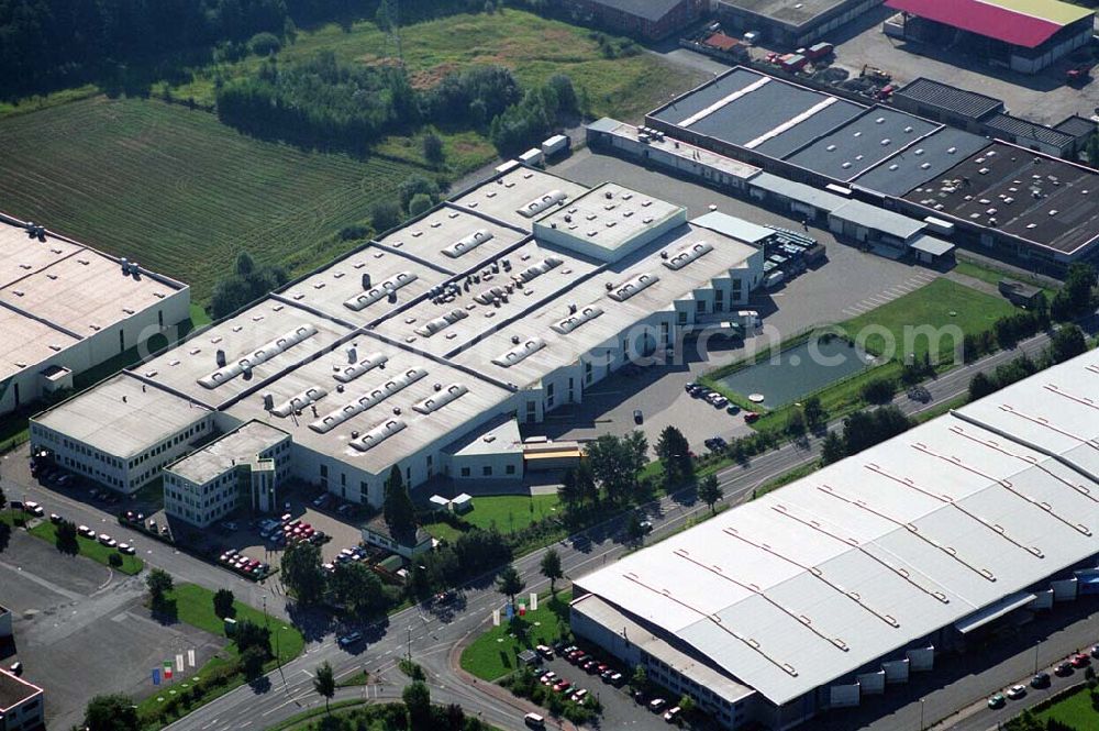 Bergkamen / NRW from above - Produktionshalle der Finnveden Bulten GmbH in Bergkamen.