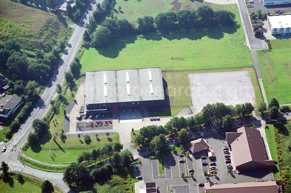 Aerial image Bergkamen / NRW - Produktionshalle der Finnveden Bulten GmbH in Bergkamen.