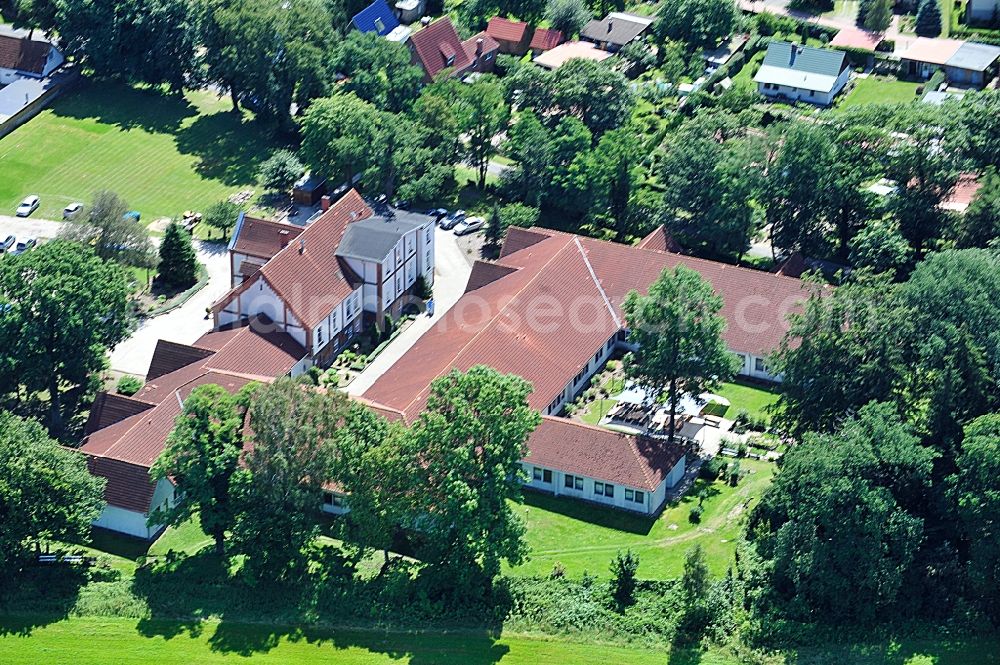 Aerial photograph Gelbensande - Psychiatric nursing home Charlottenhof in Gelbensande in Mecklenburg Western Pomerania