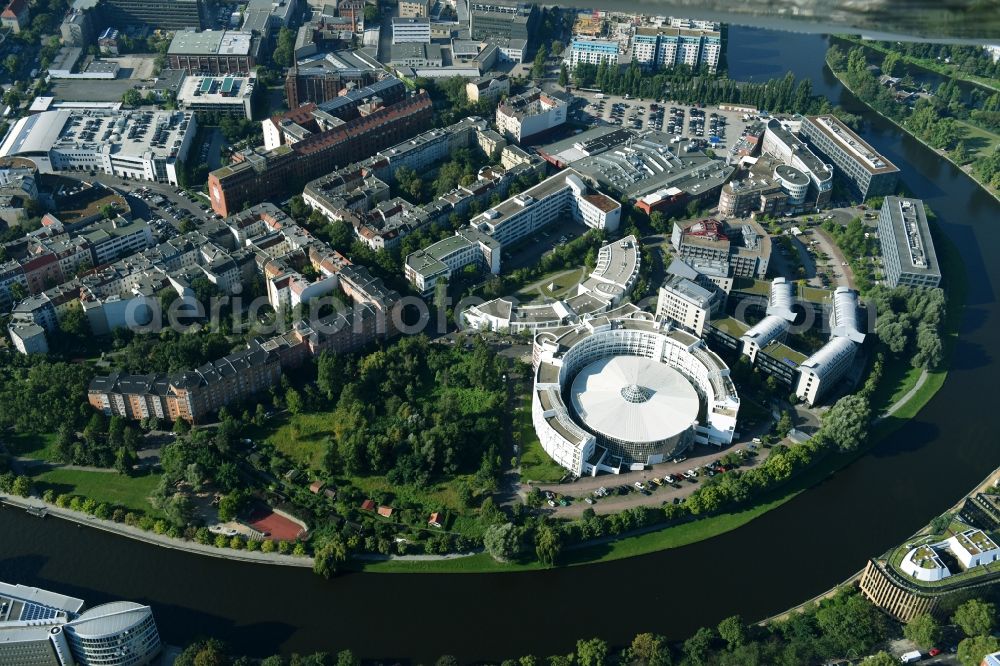 Aerial image Berlin - The production-related center / centre and a construction area at the institute for machine tools and factory of the University of Technology