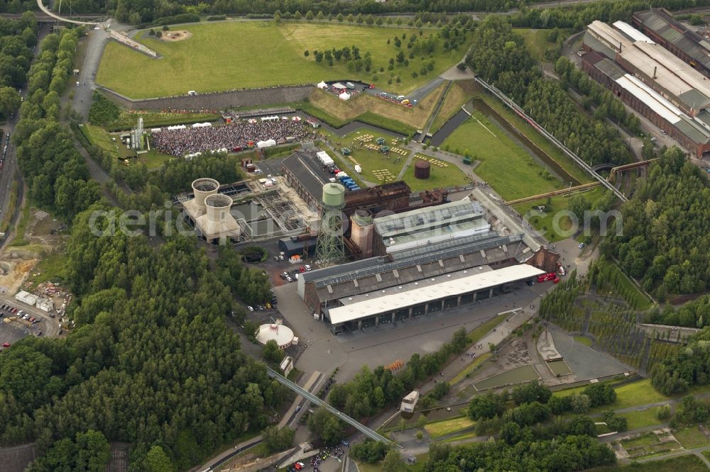 Aerial photograph Bochum - The Centenary Hall in Bochum in North Rhine-Westphalia