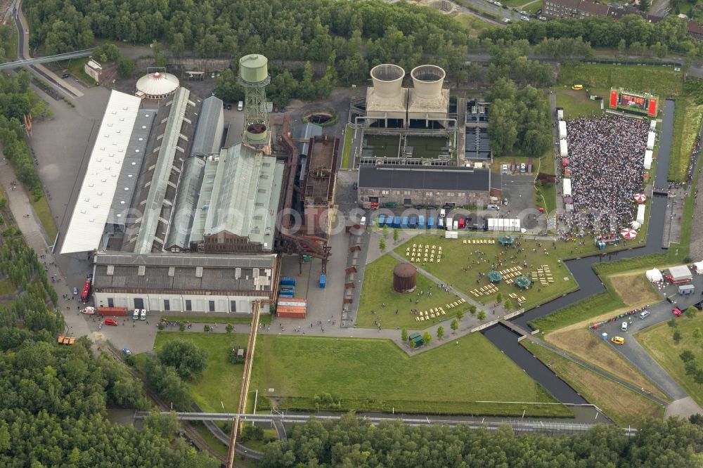 Aerial image Bochum - The Centenary Hall in Bochum in North Rhine-Westphalia