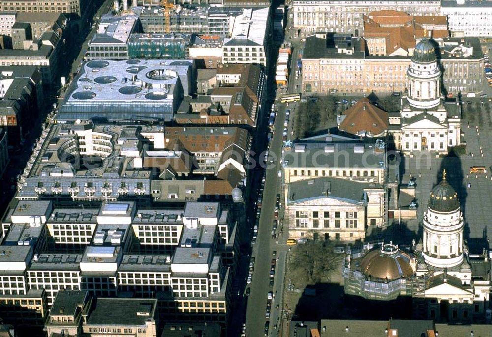 Berlin from above - Quartier 205 bis 207 an der Friedrichstrasse.