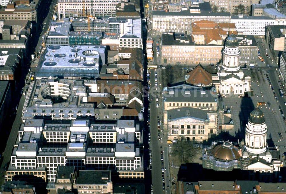 Berlin from the bird's eye view: Quartier 205 bis 207 an der Friedrichstrasse.