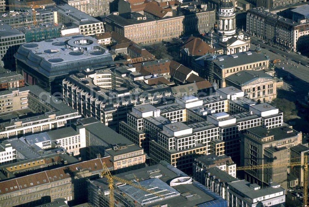 Aerial photograph Berlin - Quartier 205 bis 207 an der Friedrichstrasse.