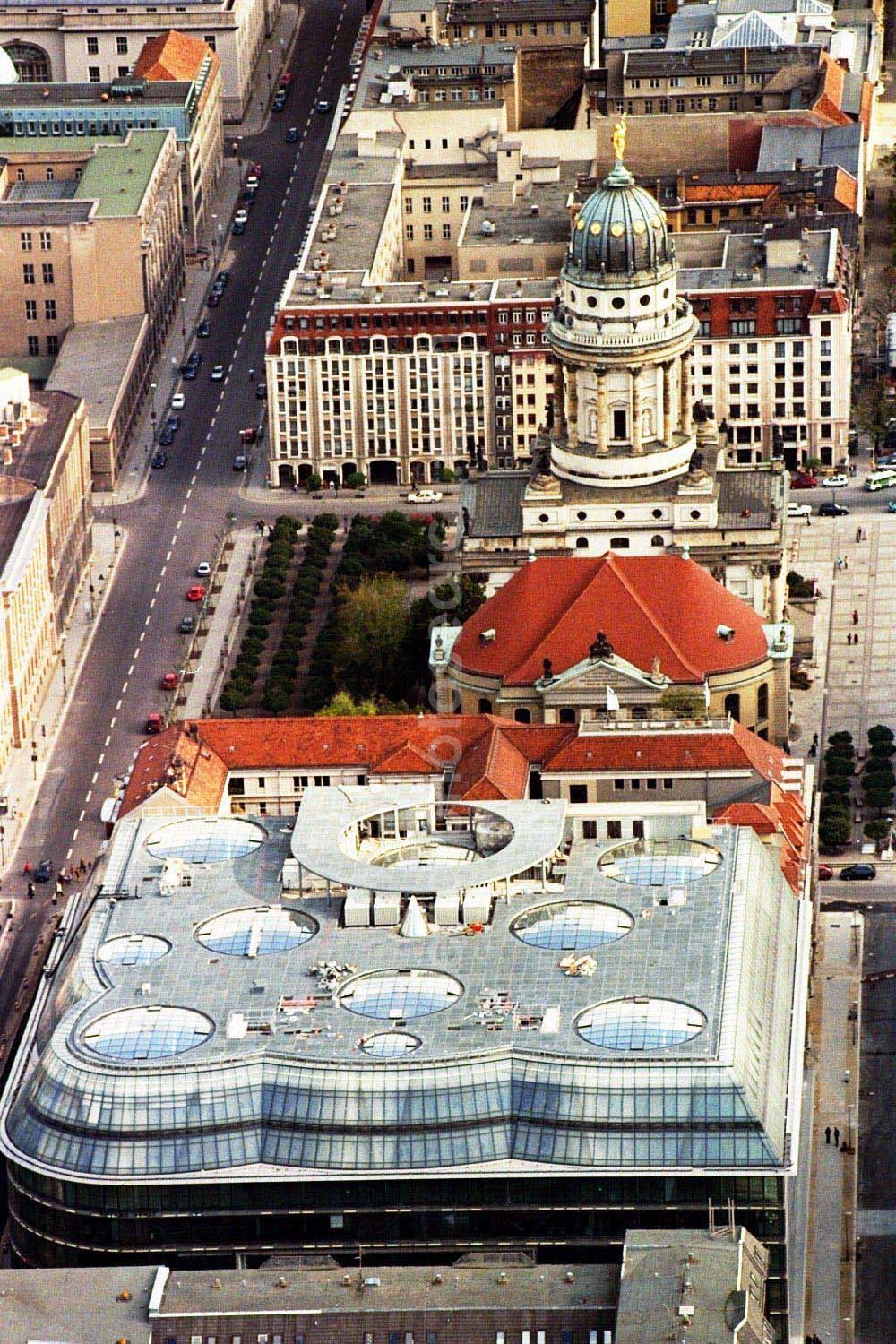 Berlin from above - Quartier 207 der Friedrichstadtpassagen.