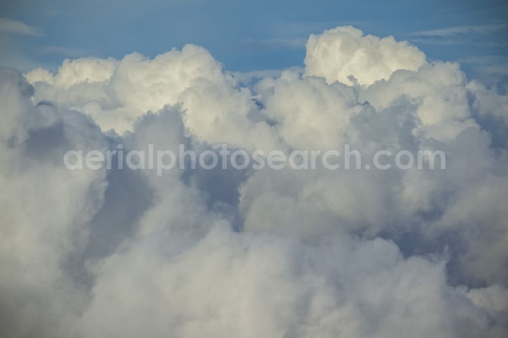 Schwerin from the bird's eye view: Source cloud-shrouded horizon - Landscape near Schwerin in Mecklenburg-Western Pomerania