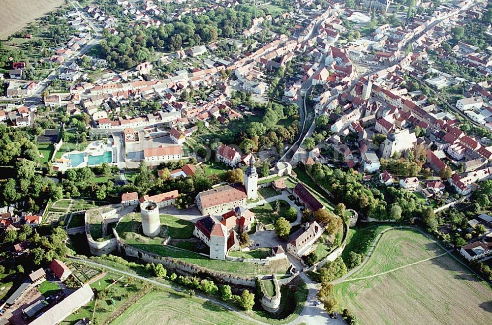 Querfurt / Sachsen-Anhalt from above - Burg und Altstadtkern Querfurt