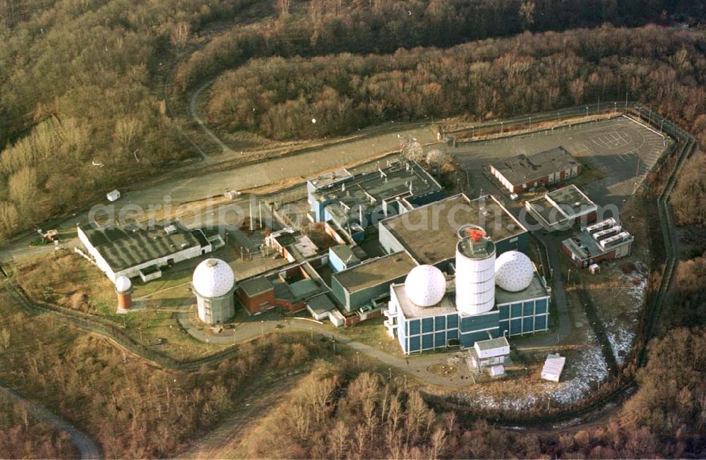 Aerial photograph Berlin - Charlottenburg - Radarstation auf dem Berliner Teufelsberg in Berlin - Charlottenburg.