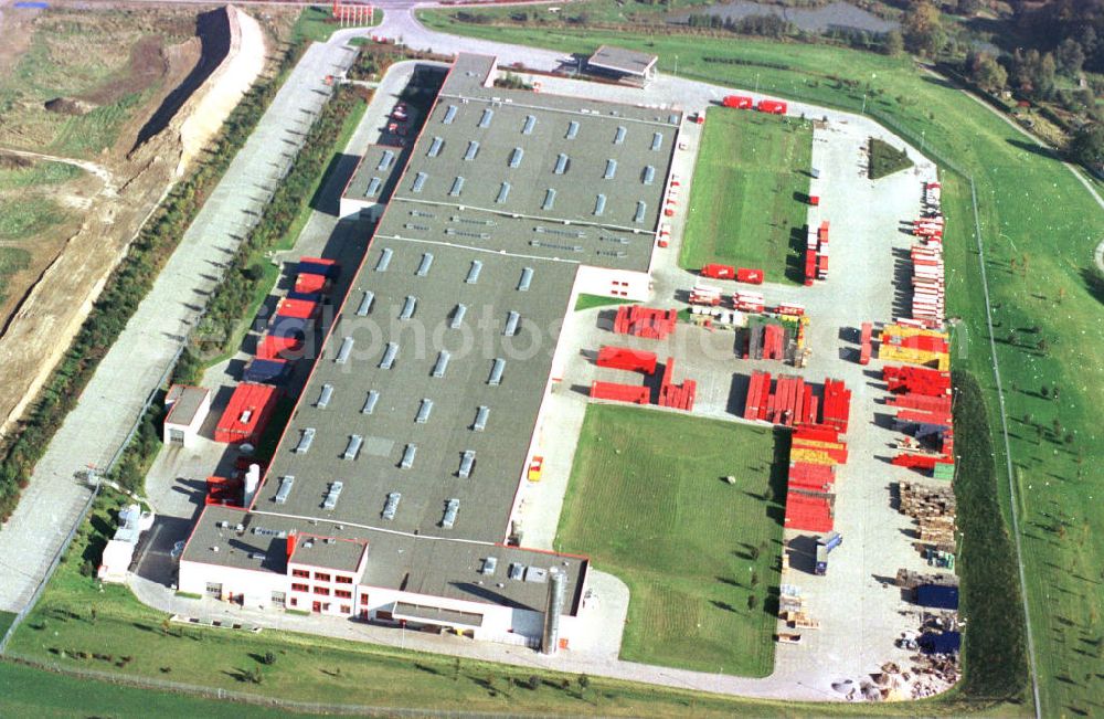 Aerial image Radeberg - Radeberger Abfüllbetrieb der Coca Cola Sachsen GmbH