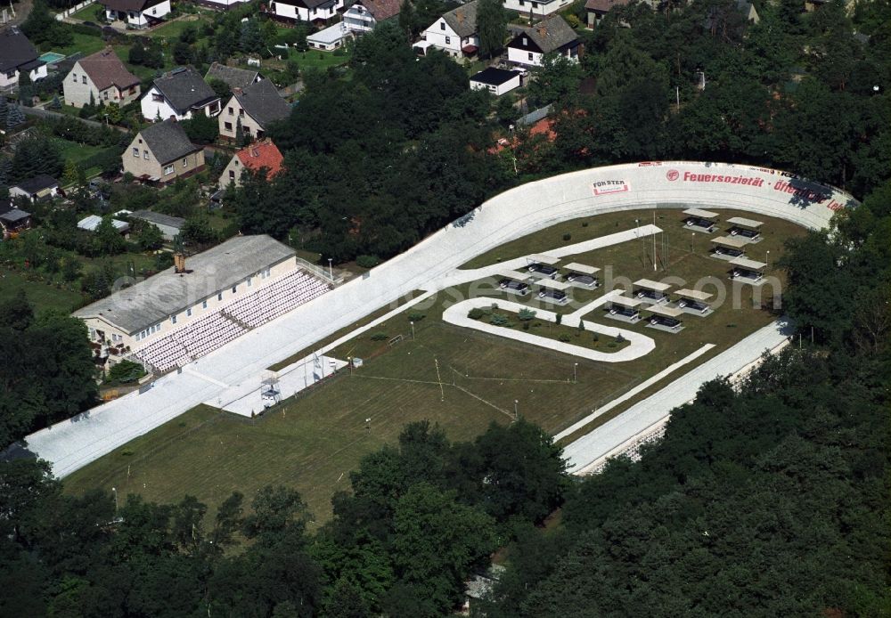 Aerial image Forst - Velodrome Arena in Forst in Brandenburg