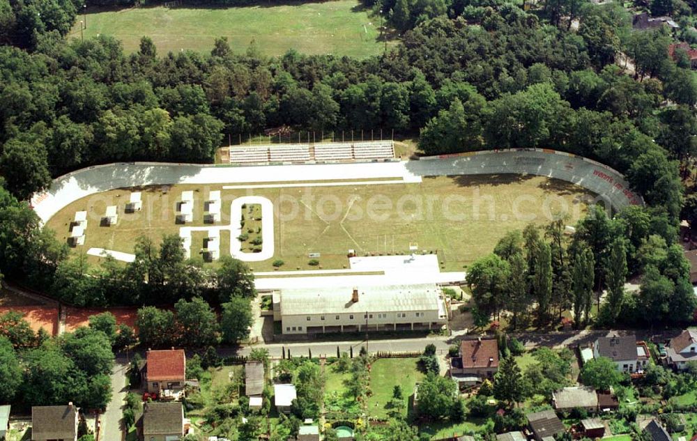 Aerial image Forst / BRB - Radrennbahn in Forst.