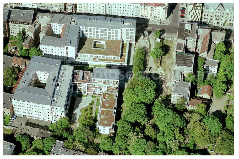 Aerial image Berlin - Mitte - 29.05.04 BERLIN-MITTE Ramada Hotel in Berlin-Mitte an der Chausseestraße 118 in 10115 BERLIN.