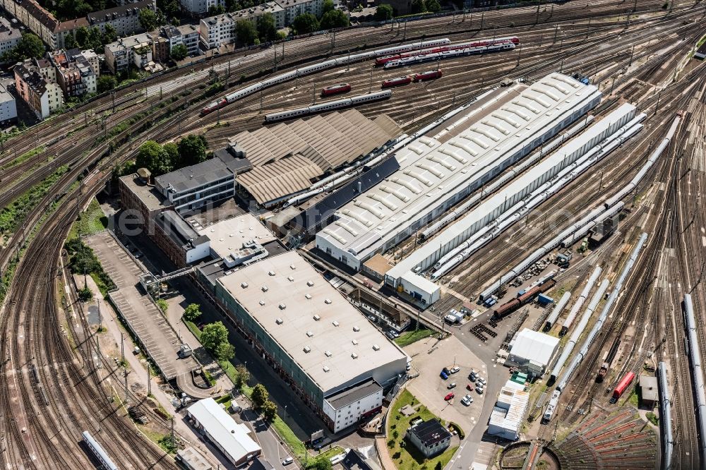 Aerial photograph Köln - Marshalling yard and freight station of the Deutsche Bahn in Cologne in the state North Rhine-Westphalia, Germany