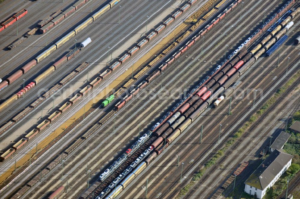 Mannheim from the bird's eye view: The largest and most powerful yard in Mannheim in Baden-Wuerttemberg