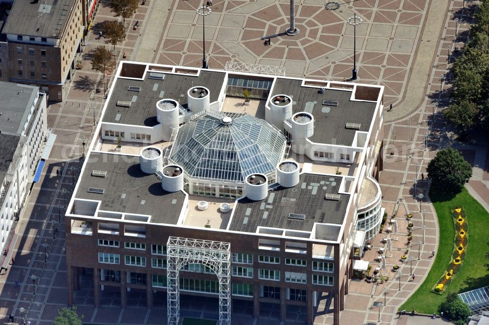 Aerial image Dortmund - View of the town hall Dortmund in the state North Rhine-Westphalia