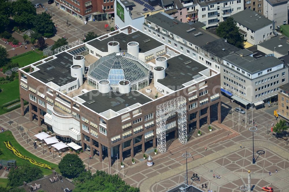 Dortmund from the bird's eye view: View of the town hall Dortmund in the state North Rhine-Westphalia